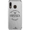 NHL Washington Capitals Black Text Galaxy A30 Clear Case
