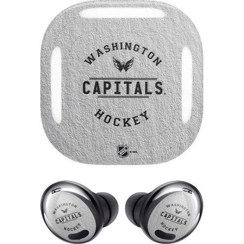 NHL Washington Capitals Black Text Galaxy Buds Pro Skin