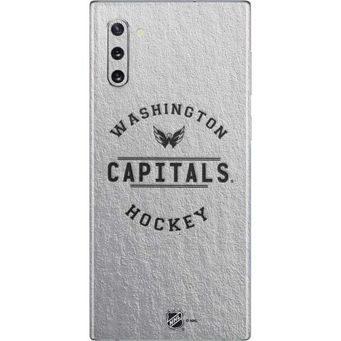 NHL Washington Capitals Black Text Galaxy Note 10 Skin