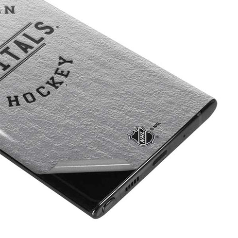 NHL Washington Capitals Black Text Galaxy Note 10 Skin