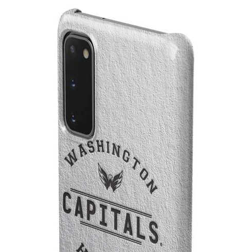 NHL Washington Capitals Black Text Galaxy S20 Lite Case