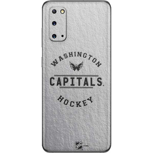 NHL Washington Capitals Black Text Galaxy S20 Skin