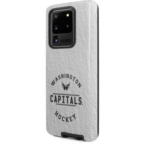 NHL Washington Capitals Black Text Galaxy S20 Ultra 5G Pro Case