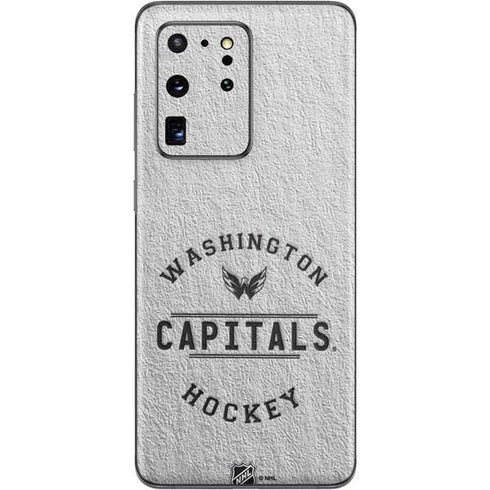 NHL Washington Capitals Black Text Galaxy S20 Ultra 5G Skin