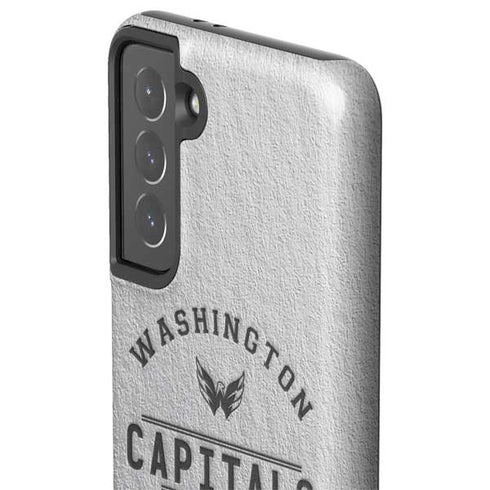 NHL Washington Capitals Black Text Galaxy S21 5G Pro Case