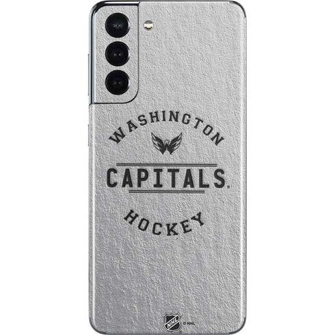 NHL Washington Capitals Black Text Galaxy S21 5G Skin