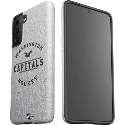 NHL Washington Capitals Black Text Galaxy S21 FE Pro Case