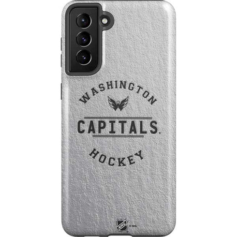 NHL Washington Capitals Black Text Galaxy S21 Plus 5G Pro Case