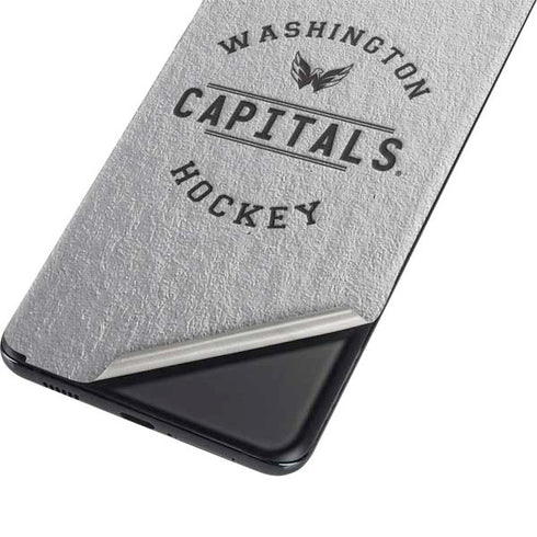 NHL Washington Capitals Black Text Galaxy S21 Ultra 5G Skin