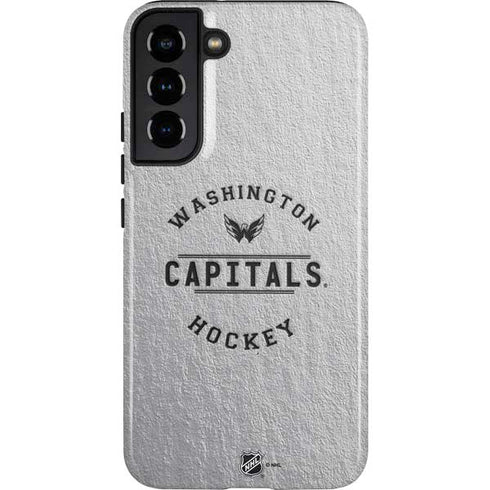 NHL Washington Capitals Black Text Galaxy S22 Plus Pro Case