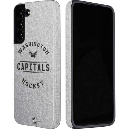 NHL Washington Capitals Black Text Galaxy S22 Plus Pro Case