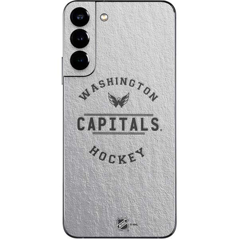NHL Washington Capitals Black Text Galaxy S22 Plus Skin