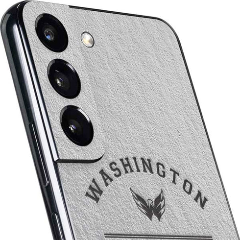 NHL Washington Capitals Black Text Galaxy S22 Plus Skin