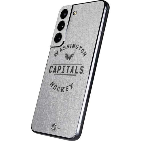 NHL Washington Capitals Black Text Galaxy S22 Skin