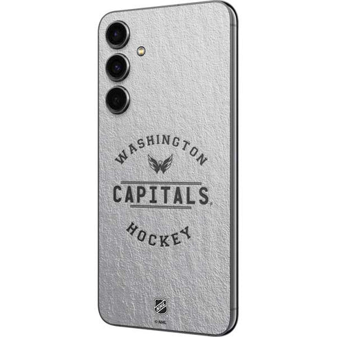 NHL Washington Capitals Black Text Galaxy S23 FE Skin