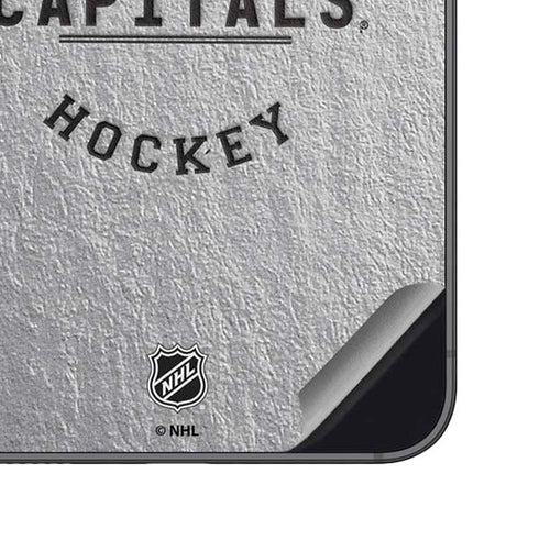 NHL Washington Capitals Black Text Galaxy S23 FE Skin