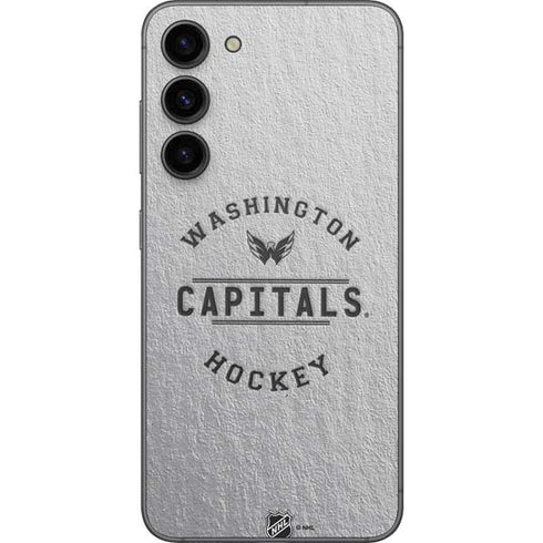 NHL Washington Capitals Black Text Galaxy S23 Plus Skin