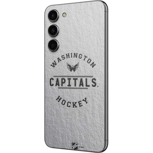 NHL Washington Capitals Black Text Galaxy S23 Plus Skin