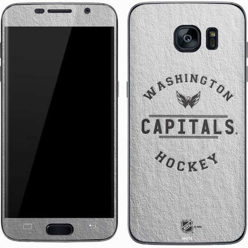 NHL Washington Capitals Black Text Galaxy S7 Skin