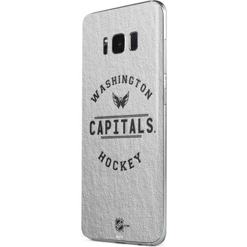 NHL Washington Capitals Black Text Galaxy S8 Skin