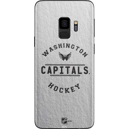 NHL Washington Capitals Black Text Galaxy S9 Skin