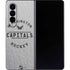 NHL Washington Capitals Black Text Galaxy Z Fold4 5G Skin