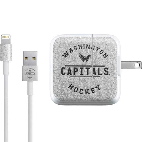NHL Washington Capitals Black Text iPad Charger (10W USB) Skin