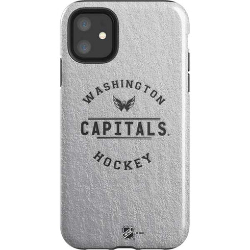 NHL Washington Capitals Black Text iPhone 11 Impact Case