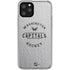 NHL Washington Capitals Black Text iPhone 11 Pro Clear Case