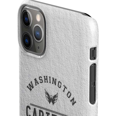 NHL Washington Capitals Black Text iPhone 11 Pro Max Lite Case