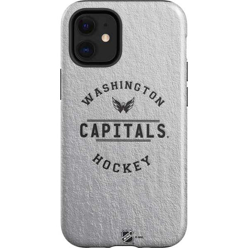 NHL Washington Capitals Black Text iPhone 12 Mini Impact Case