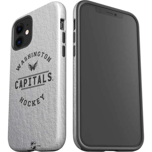 NHL Washington Capitals Black Text iPhone 12 Mini Impact Case