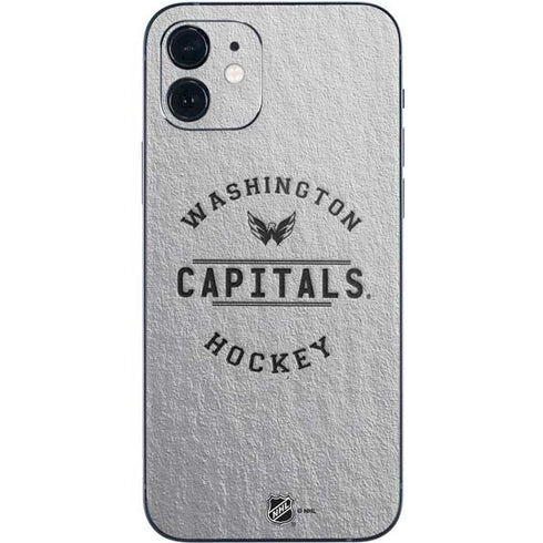 NHL Washington Capitals Black Text iPhone 12 Mini Skin