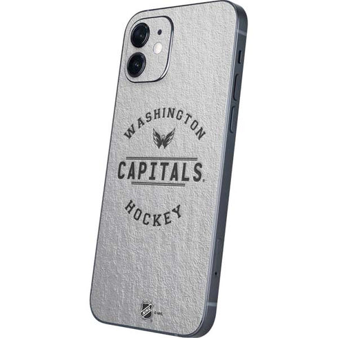 NHL Washington Capitals Black Text iPhone 12 Mini Skin
