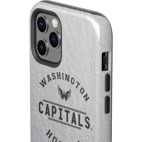 NHL Washington Capitals Black Text iPhone 12 Pro Max Impact Case