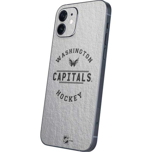 NHL Washington Capitals Black Text iPhone 12 Skin