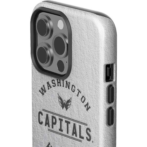 NHL Washington Capitals Black Text iPhone 13 Pro Impact Case