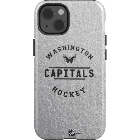 NHL Washington Capitals Black Text iPhone 15 Impact Case