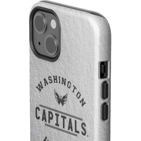 NHL Washington Capitals Black Text iPhone 15 Impact Case