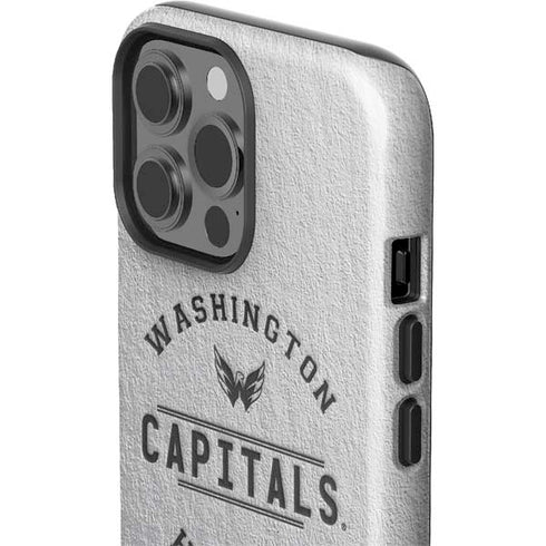 NHL Washington Capitals Black Text iPhone 15 Pro Max Impact Case