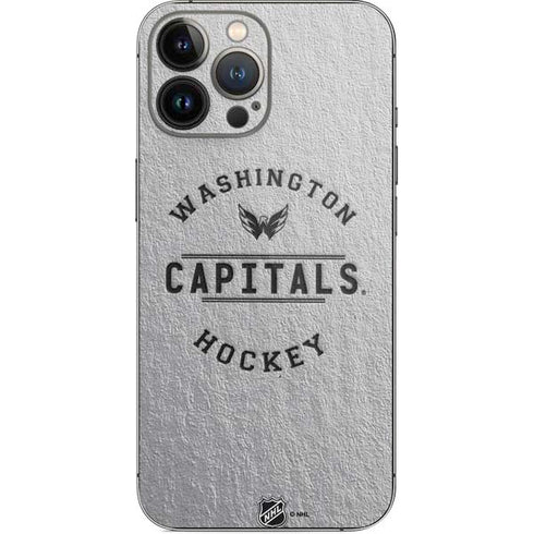 NHL Washington Capitals Black Text iPhone 14 Pro Max Skin