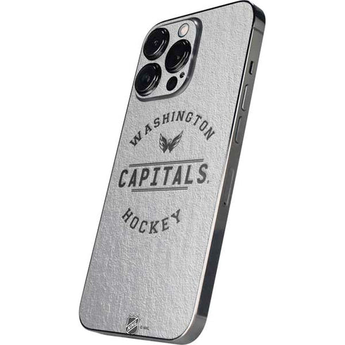 NHL Washington Capitals Black Text iPhone 14 Pro Max Skin