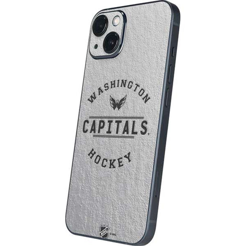 NHL Washington Capitals Black Text iPhone 14 Skin