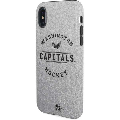 NHL Washington Capitals Black Text iPhone XS Pro Case