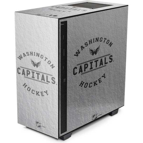 NHL Washington Capitals Black Text NZXT H510 Compact ATX Mid-Tower Case Skin