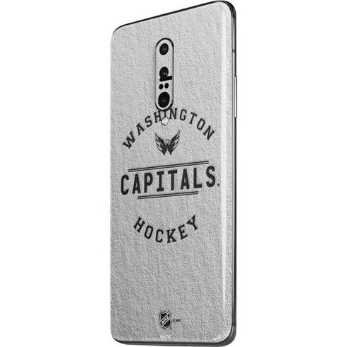 NHL Washington Capitals Black Text OnePlus 7 Pro Skin