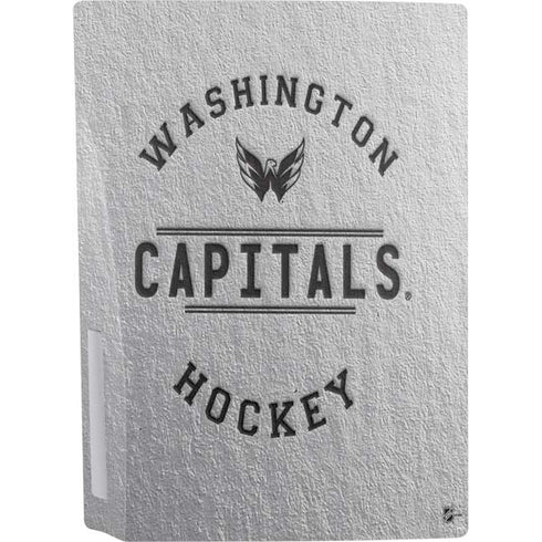 NHL Washington Capitals Black Text PS5 Console Skin
