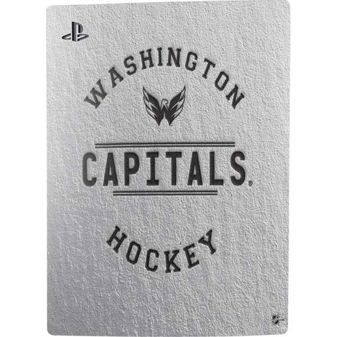 NHL Washington Capitals Black Text PS5 Digital Edition Console Skin