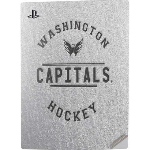 NHL Washington Capitals Black Text PS5 Digital Edition Console Skin