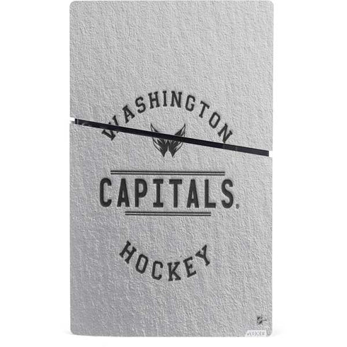 NHL Washington Capitals Black Text PS5 Slim Digital Edition Bundle Skin
